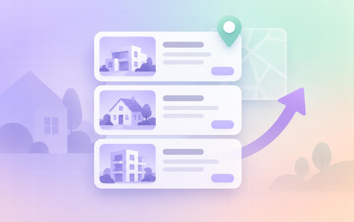 An estate agent reviewing local search rankings for their branch website